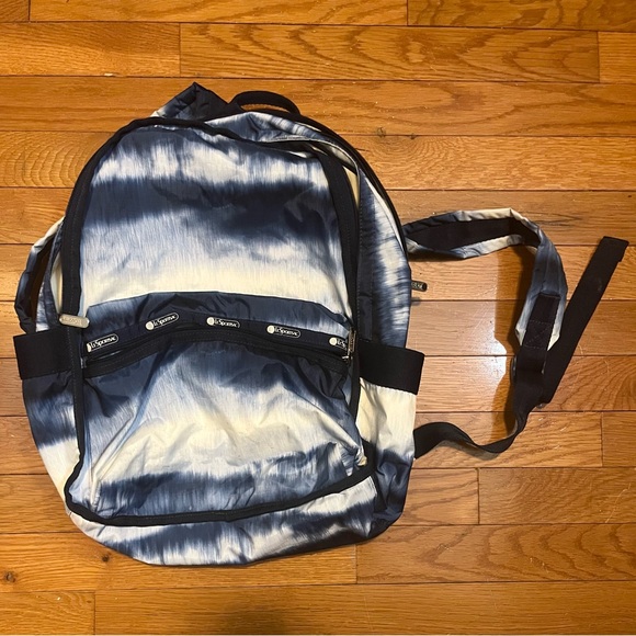 Lesportsac Other - Lesportsac Blue and White Route Backpack